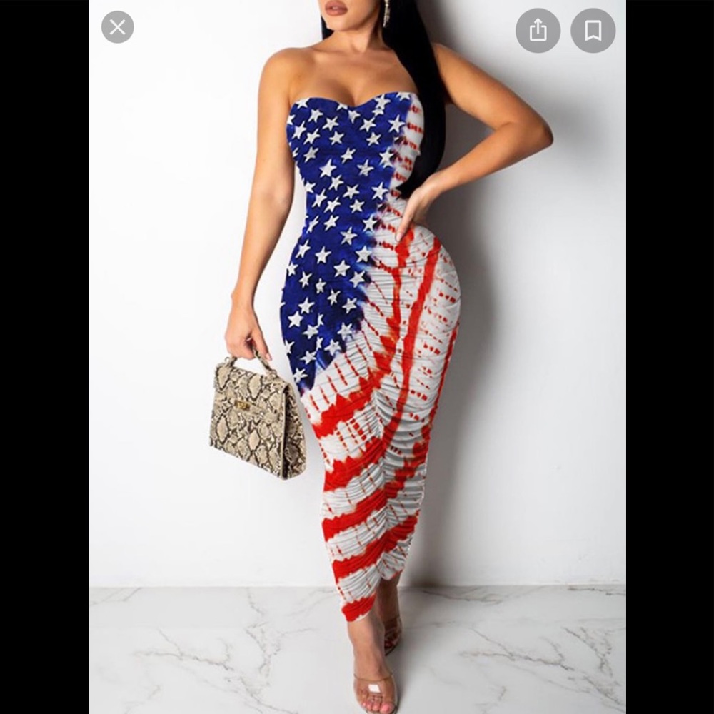 American flag dress